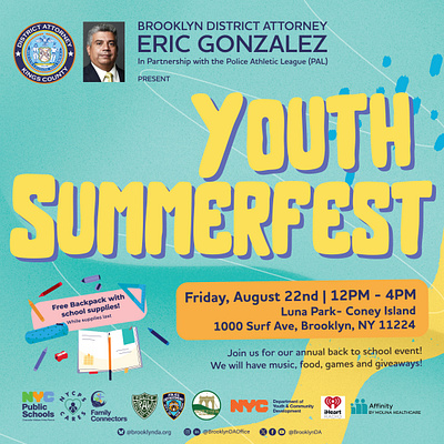 Youth Summerfest 2025 design graphic design illustration vector