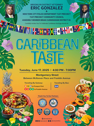 Caribbean Taste – Caribbean Heritage Month 2025 design graphic design
