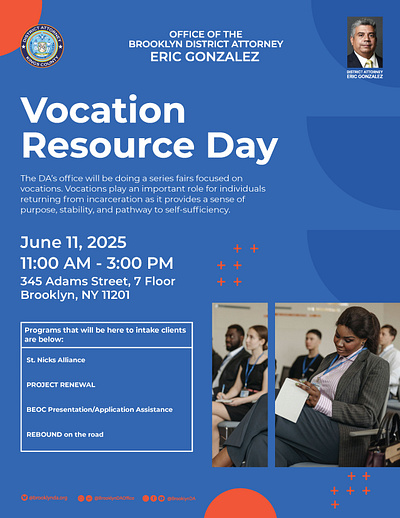 Vocation Resource Day 2025 design graphic design