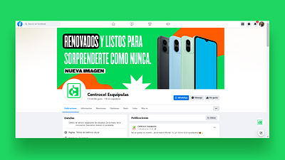 Facebook Banner - Smartphones and Mobile Phones / Centrocel facebook social media