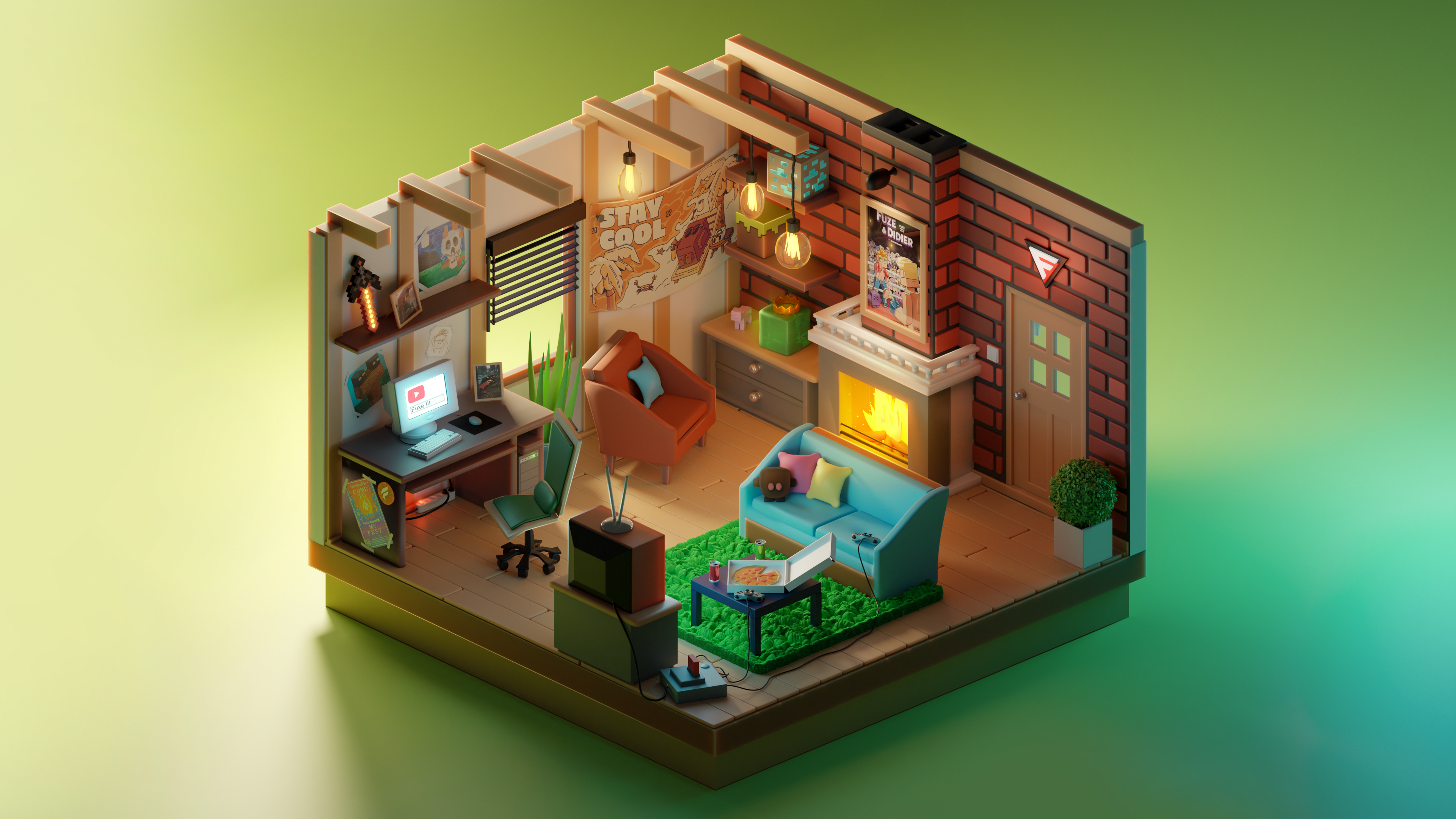 Example of Stylized 3D Object Modeling