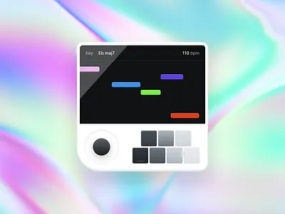 Chord Boy — a tiny chord synth chord edm hichord music orchid skeuomorphism synth