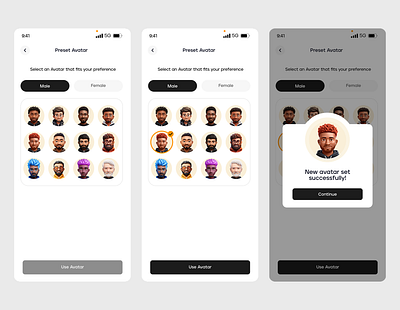 Set Profile Avatar Image app design avatar fintech fintech app profile image profile picture profile picture ui set profile picture ui uiux upload image upload profile avatar upload profile picture