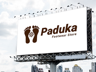 FOOTWEAR LOGO DESIGN branding logo corporate design footwear logo paduka professional