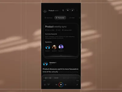 AI Assistant, Notetaker app ai app application apps dark design minimal ml mobile app mobile application trendy ui uidesign ux uxdesign