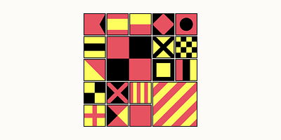 Geomancer #01 branding flags geometric graphic design nautical pattern scifi symbols ui