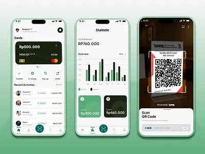 UI M-Banking 💳 branding graphic design ui