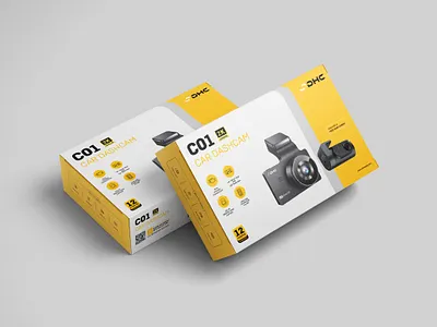 Modern Car Dashcam Packaging Design amazon packaging box design branding car dashcam creative packaging custom packaging dashcam electronic packaging label design minimal mockup package design packaging design premium packaging print ready product design product packaging retail packaging