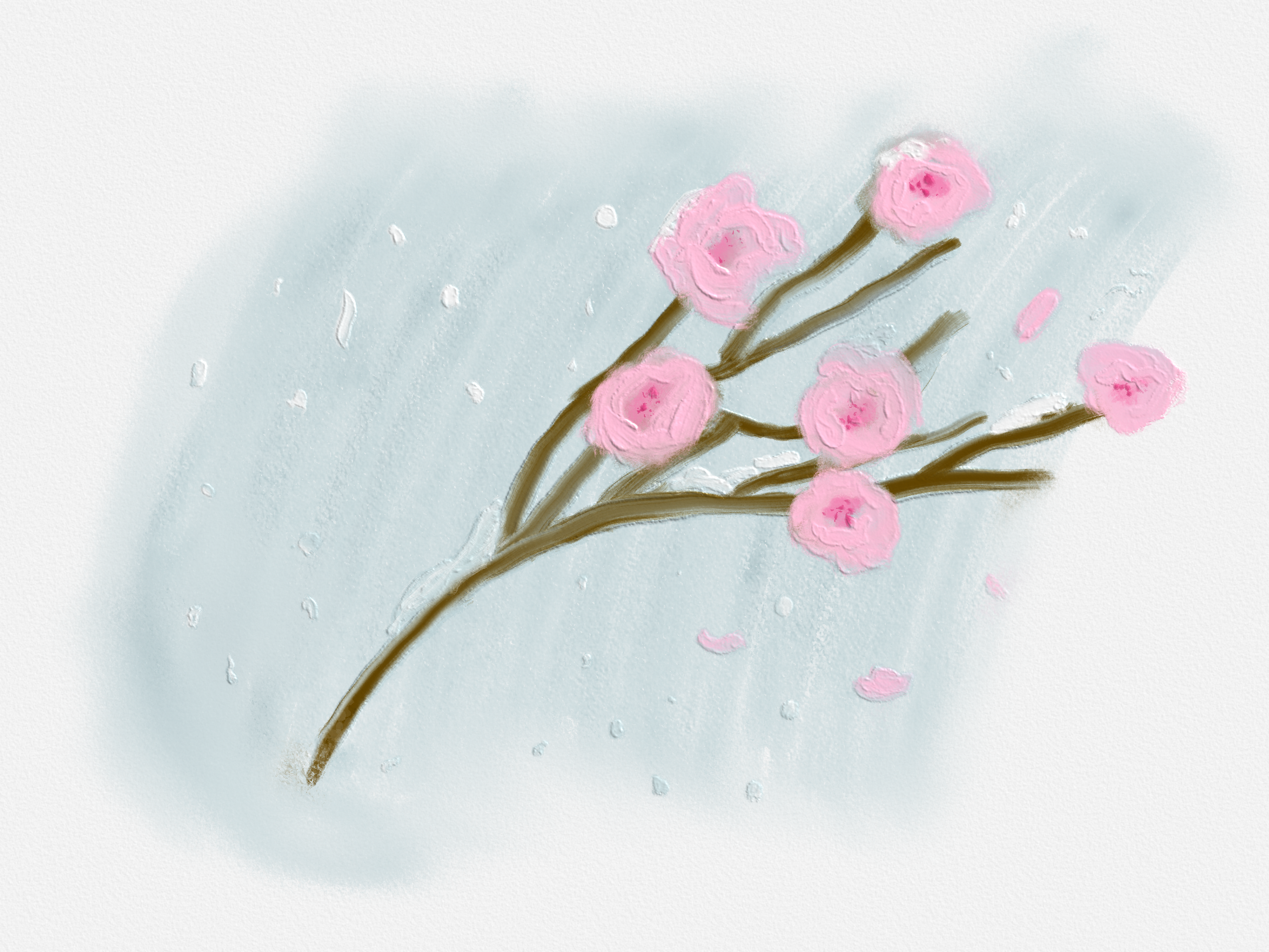 Example of Pink blossoms