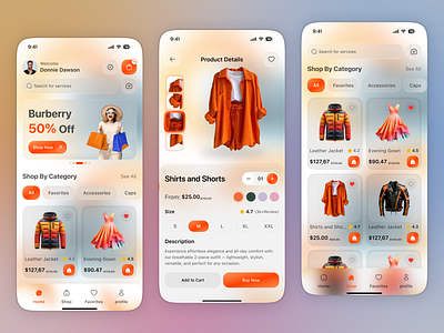 Fashion E-commerce App Design app design e commerce ecommerce ecommerce app fashion fashion app mobile mobile app mobile app design product shop store shopping ui ux