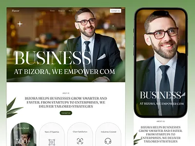 Flavor - Business website business business website creative website design graphic design landing page modern design ui ux web design website