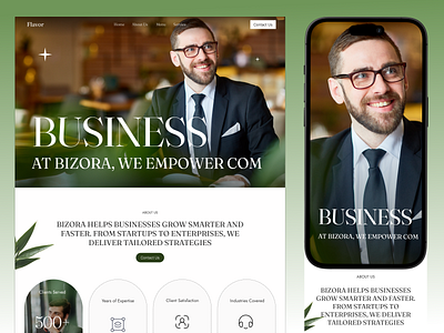 Flavor - Business website business business website creative website design graphic design landing page modern design ui ux web design website