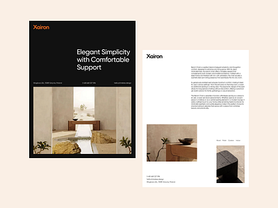 Kairon - E-Commerce Furniture Poster branding design ecommerce ecommerceposter ecommercewebsite editorial flyer furniterapp furniture furnitureposter graphic design poster storeapp storewebsite ui