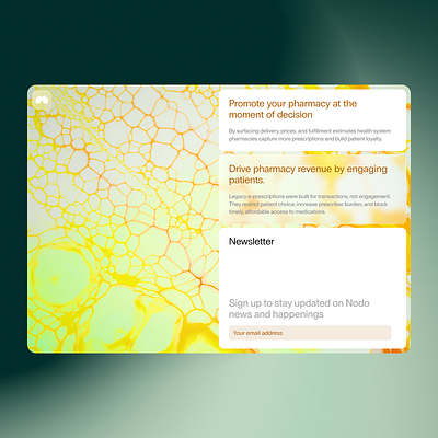 Blog and Newsletter — 215 blog brand direction branding digital exploration newsletter pharmaceutical strategy ui design ux design