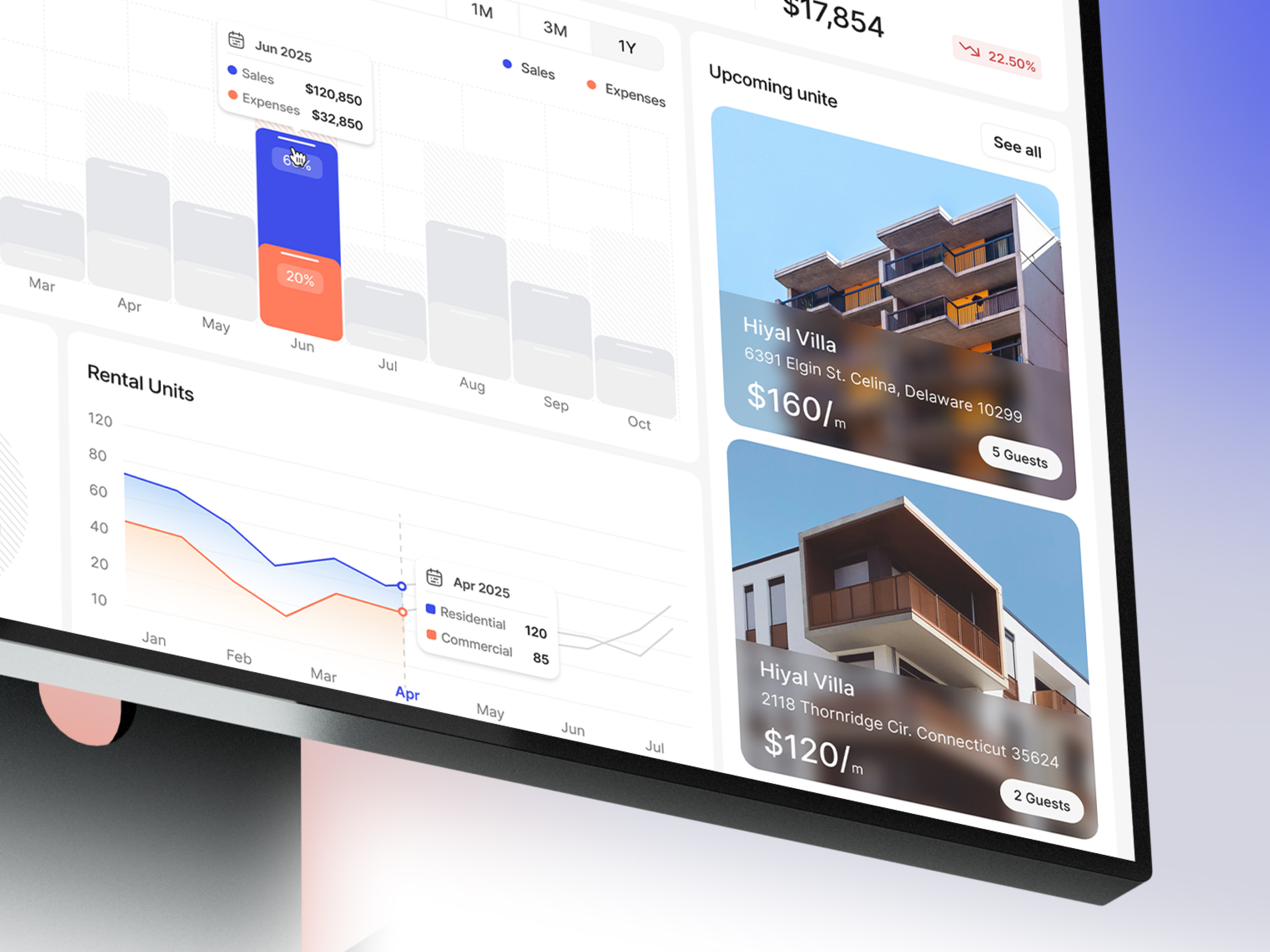 Example of Property Management App Design