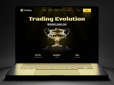 Million-Dollar Futures Trading Challenge blockchain crypto crypto competition crypto exchange cryptocurrency event landing page exchange ui fintech website funding program investment platform modern ui prop trading trading challenge trading platform uiuxdesign web design web redesign web3 web3 design