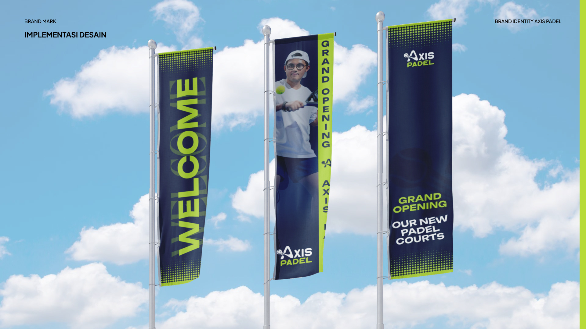 AXIS PADEL - Sport Branding branding identity logo padel padel branding sport sport branding visual identity