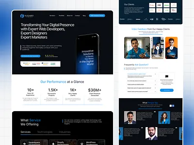 Elegance IT Solutions – High-Converting Website UI Design agency website ui blue accent website complete website design dark mode website figma website template it agency website modern website theme multi page website professional web theme responsive website design service website design tech company website ui kit for websites web design theme website design for agencies website design for developers website design for freelancers website footer design website navigation system website theme