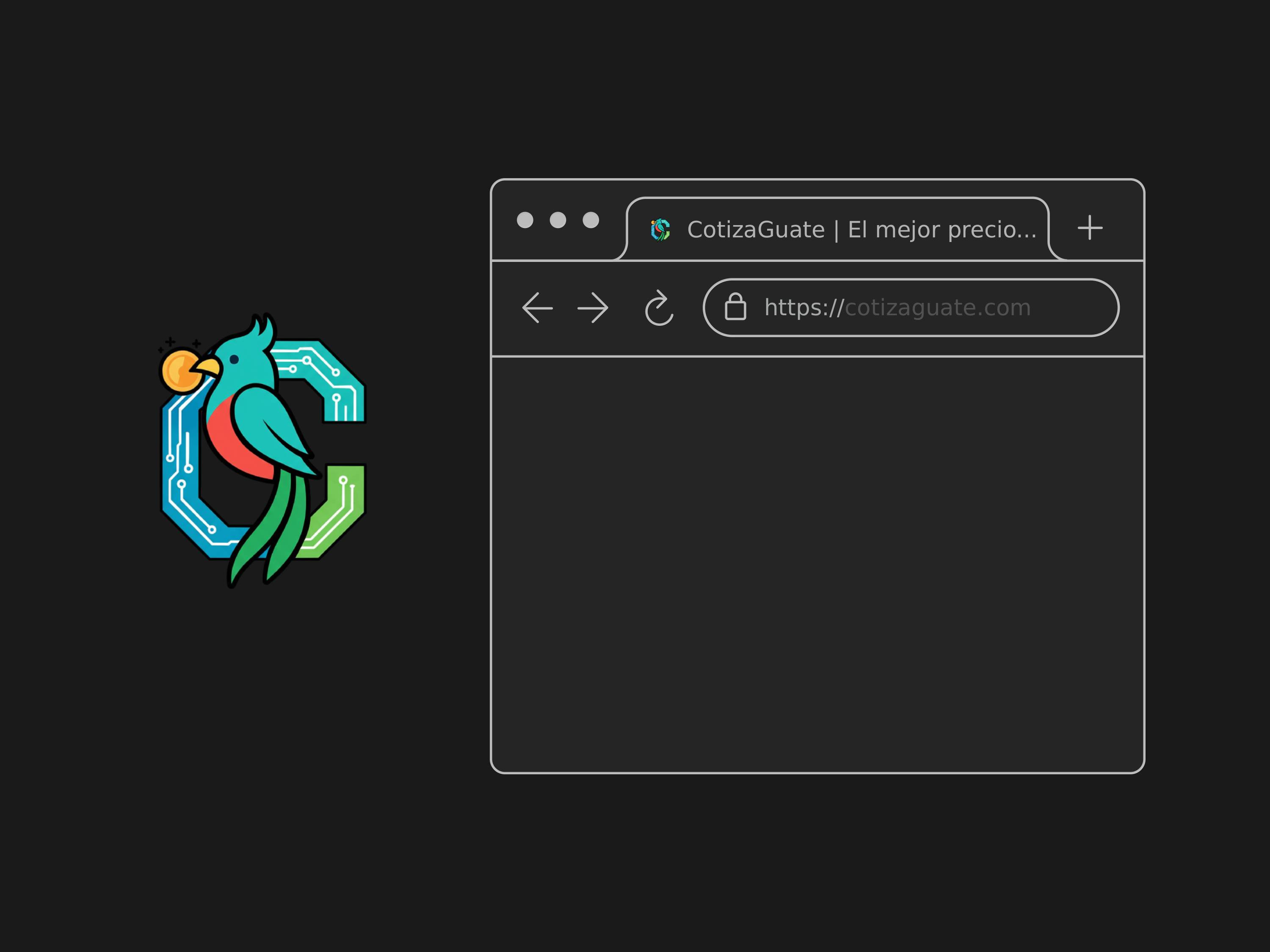CotizaGuate | UI/UX Design, Branding & WordPress Development branding clean design dark mode web elementor freelance project it branding logo logo design minimalistic web design tech web design ui user interface ux web design website design wordpress
