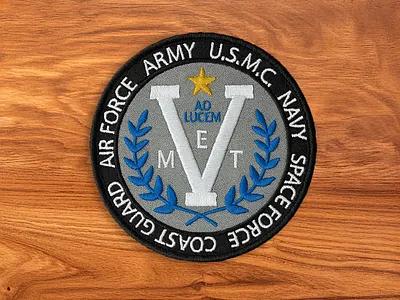 VMET LA - Badge america badge brand design branding challange coin design emblem graphic design illustration logo patch patriotic us vector veteran victory
