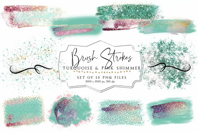 Turquoise Clipart Elements clipart design elements