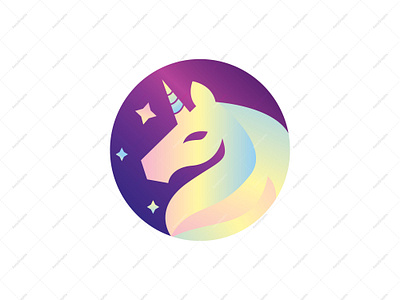 Unicorn Horse Logo animal beauty brand branding brandlogo design graphic design hoilday horse logo logodesign logoforsale pegasus unicorn vector winter