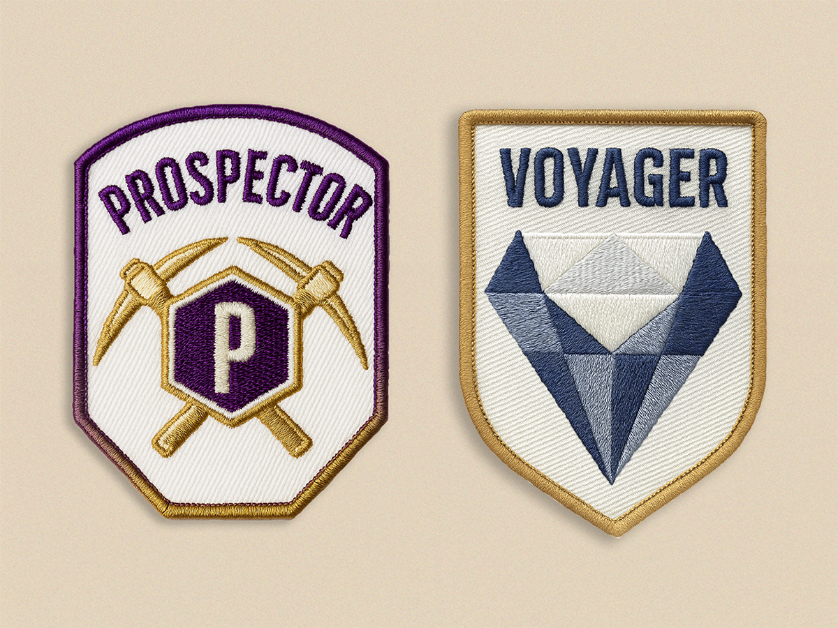 Example of Iconic, Custom Badge Design For The Bold