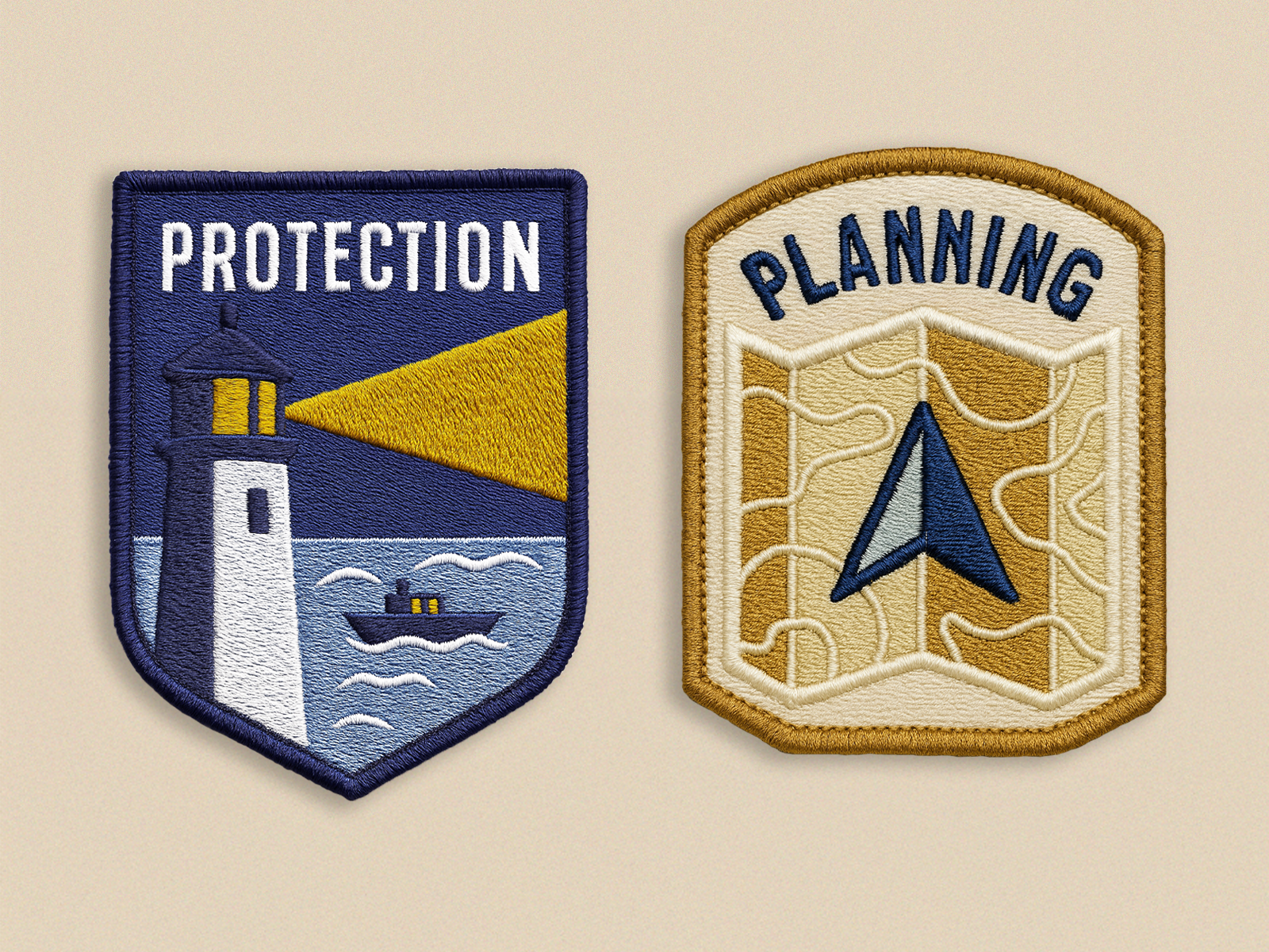 Example of Iconic, Custom Badge Design For The Bold