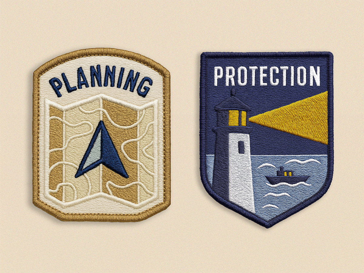 Example of Iconic, Custom Badge Design For The Bold