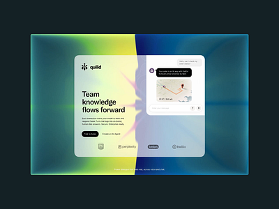 Quilid — an AI Agent ai animation branding identity motion motion graphics unicorn