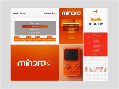 Mindra - AI Assistant Branding ai ai assistant animation artificial intelligence assistant brand brand identity branding branding ideas design graphic design logo logo branding logo motion modern motion graphics orange pixel smart vektora