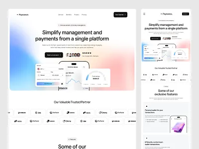 Saas Website finance fintech modern design product design saas saas landing page saas product saas template saas website ui ui ux web design website