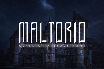 Maltorio - Classic Display Font branding classic font classic sans classic typeface design display display font display type graphic design illustration logo maltorio classic display font motion graphics sans serif typeface vintage