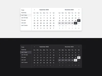 Date Picker - Satudesign app calendar clean components date picker design design system saas ui ux web