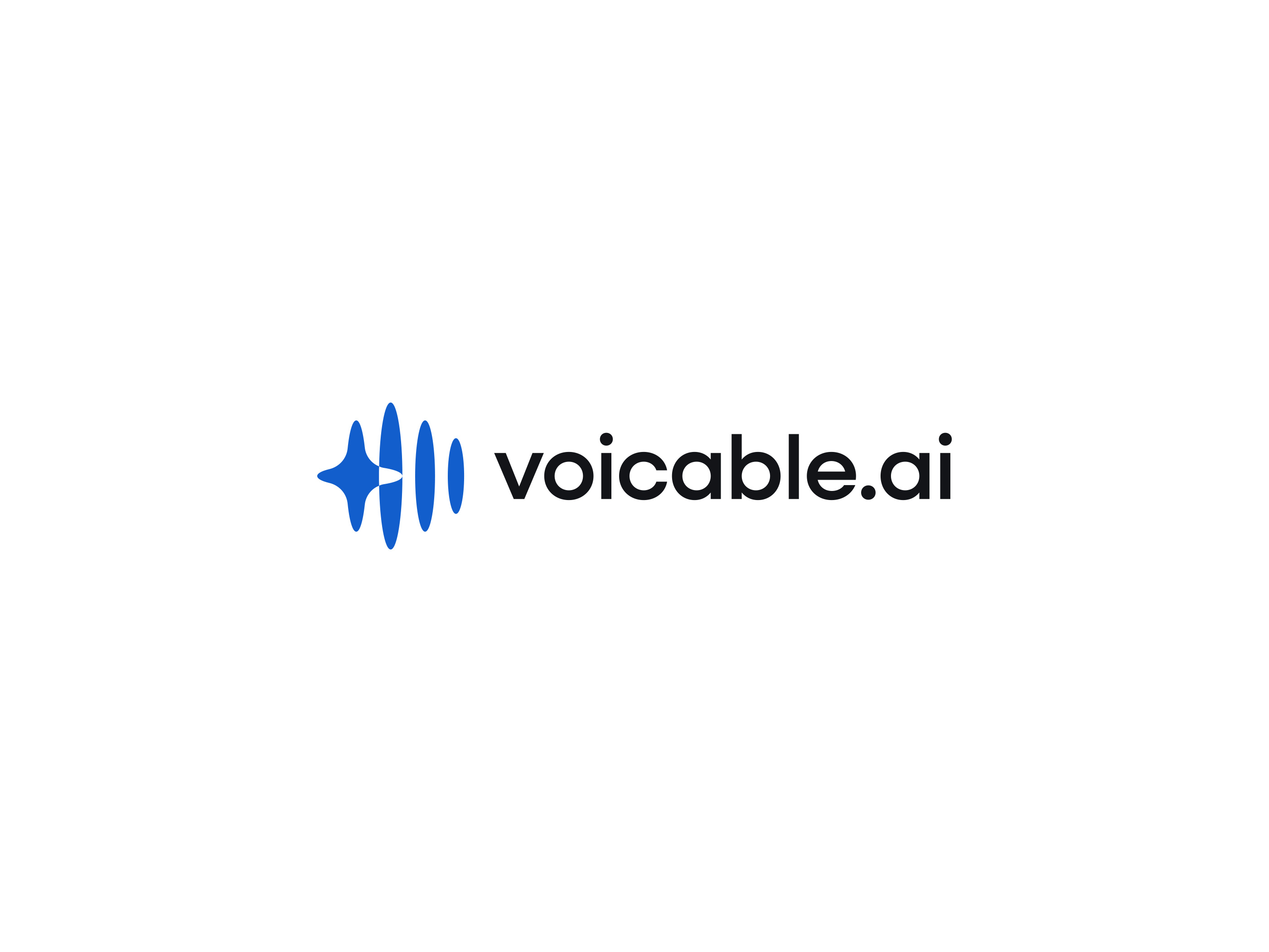 VoicableAI abstract ai brand call company geometric graphic design logo logo design sounds star technology voice waves