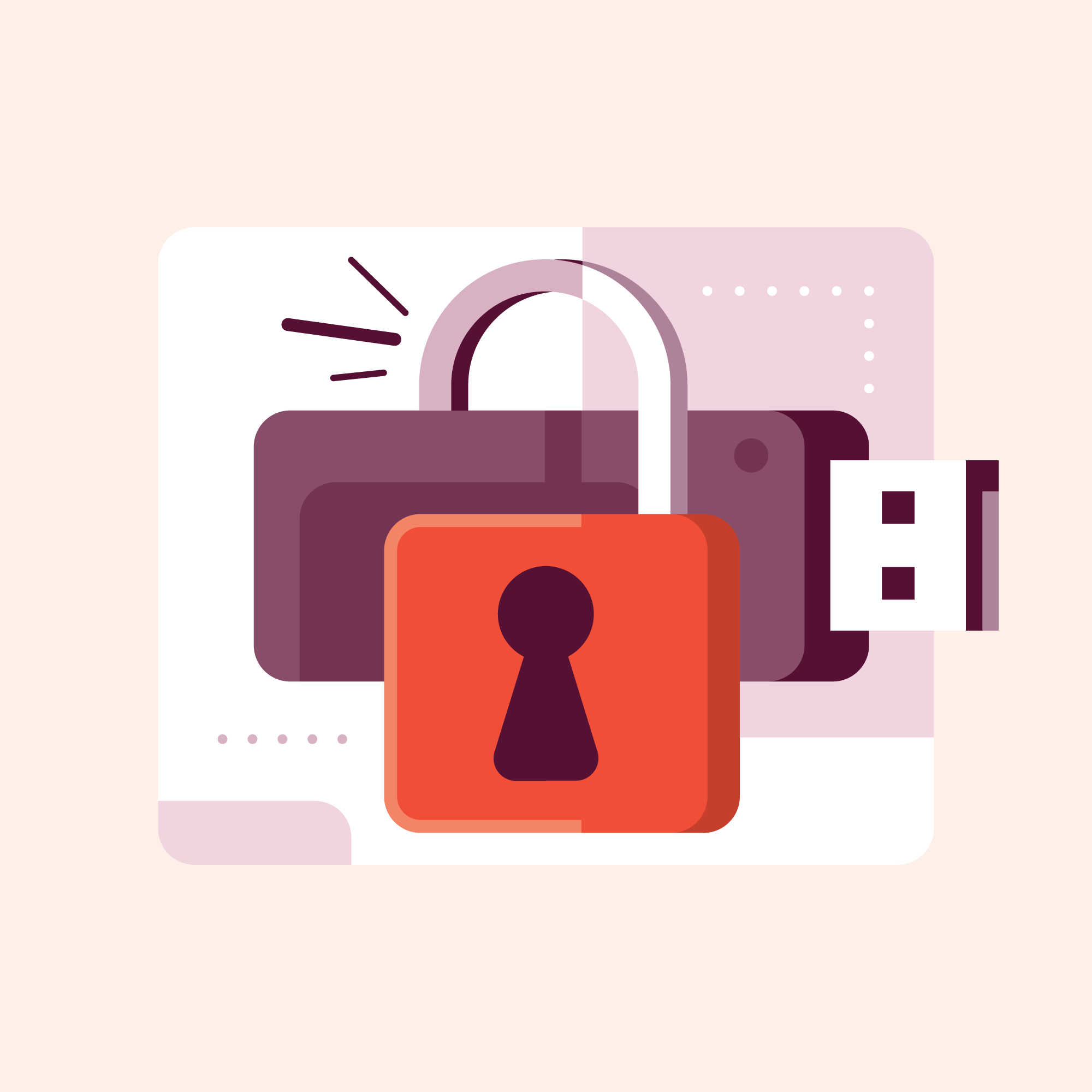 6 ways to keep the data on your laptop or PC safe (Which?) drive flash illustration lock pen safe