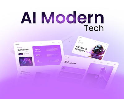 AI Modern Tech PowerPoint Presentation Template branding illustration microsoft powerpoint powerpoint powerpoint template presentation presentation template