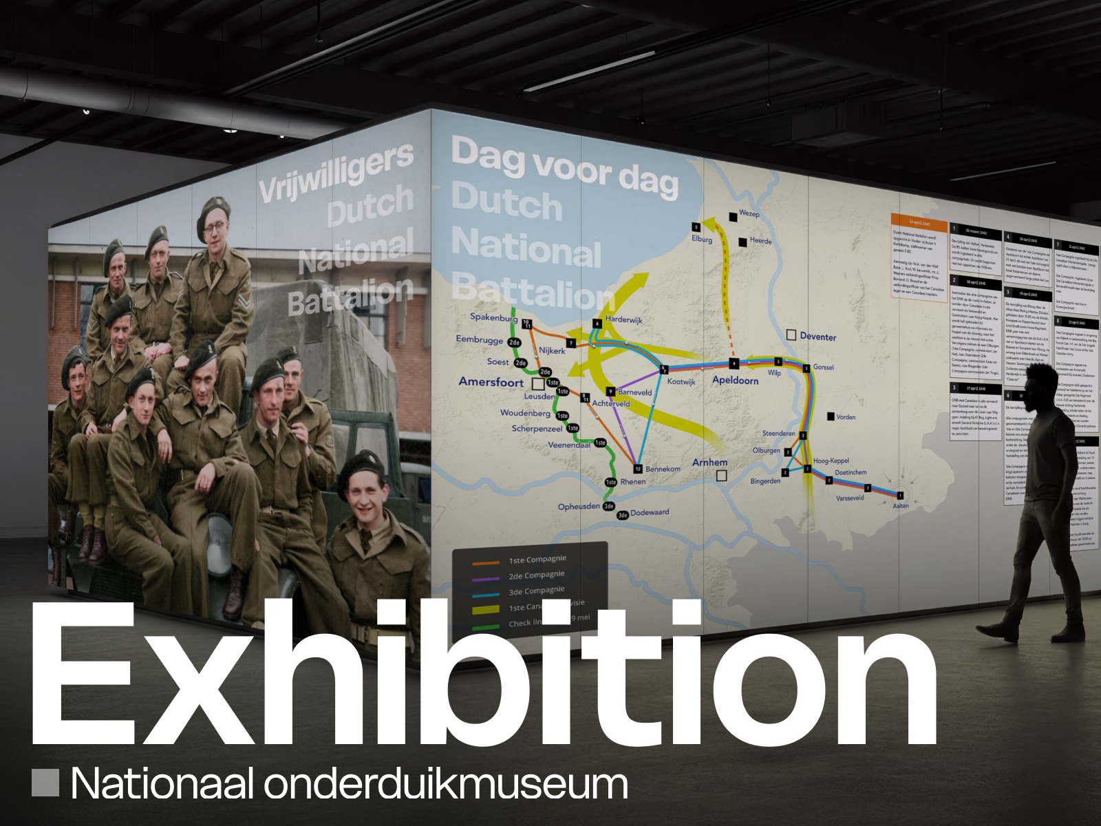 Exhibition: Nationaal onderduikmuseum graphic design
