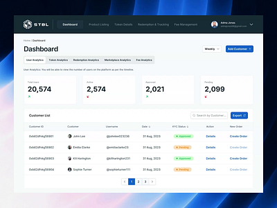 STBL - Web & Mobile App app conversion dashboard design fintech functionality insights investment management navigation performance portfolio saas seamless tracking ui ux ux design web app website