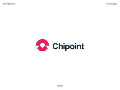Logo Design for Chipoint adobe illustrator brand identity brand logo branding guidelines branding mockup custom logo dribbble logo design logo design branding logo designer logo presentation logomark logos logotype map mark marufiam modern logo visual identity