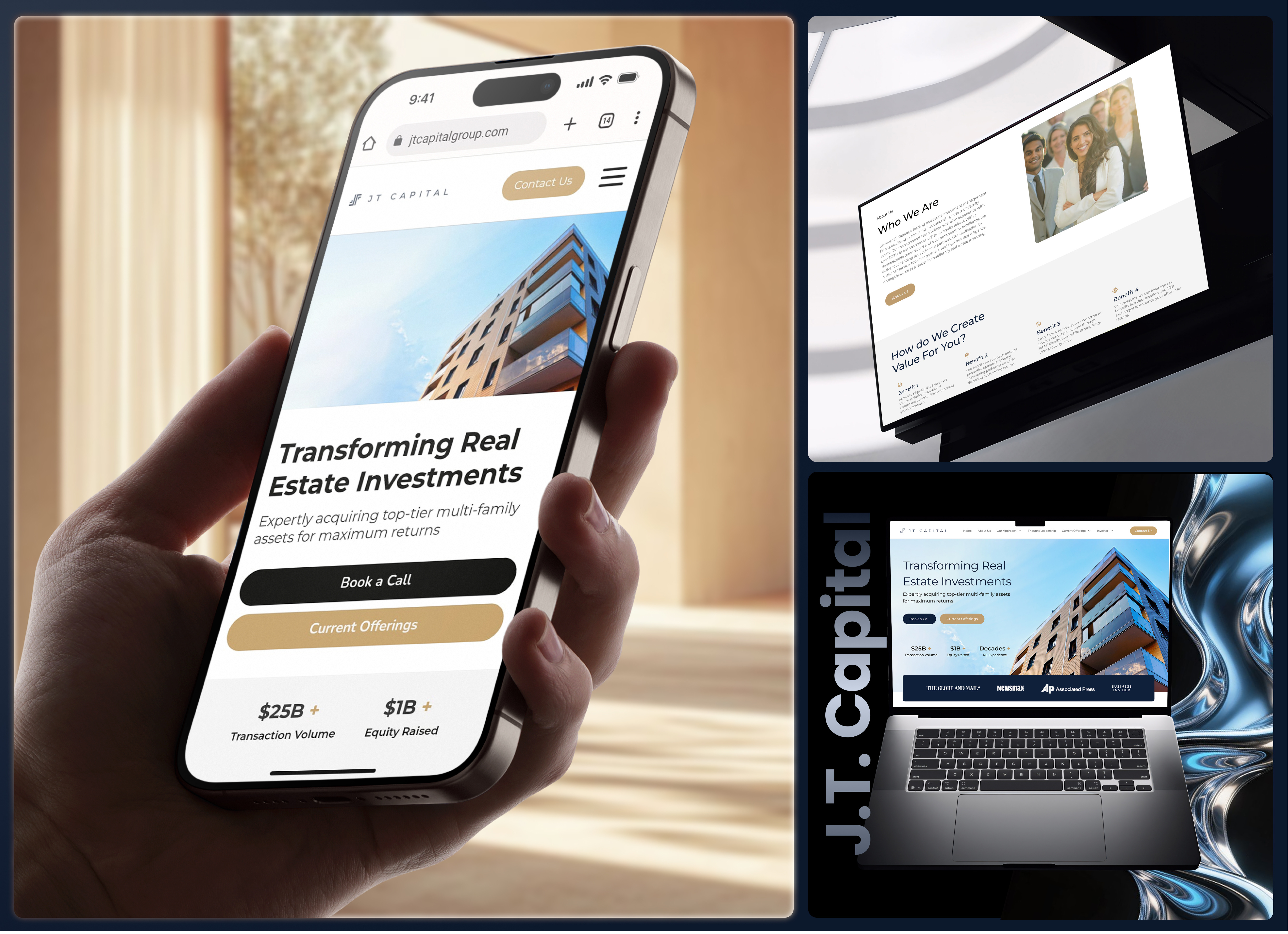 Example of Real Estate Website Design 