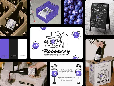 ROBBERRY WINES | Identity | Branding | Packaging 3d animation brand design branding design graphic design identity identity design illustration logo logo design motion graphics ui