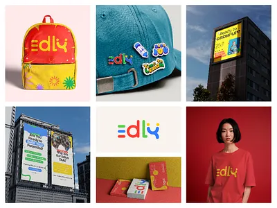 Edly Brand Identity Design for Modern Education Platform. 3d animation brand identity design brandidentity branding business logo design creative logo design design edly branding education branding education logo graphic design logo logo design motion graphics typography