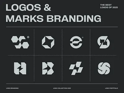 Modern Logo Marks Collection – 2025 Edition brandidentity branding businesslogo creative customlogo designinspiration graphicdesign lettermark logo logocollection logodesign logomark logotype minimal modernlogo monogram motion graphics vectorlogo