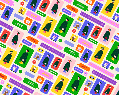 UCL Graduation Animated Video animation character design educational video explainer video illustration looping motion motion graphics