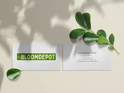 Bloom Depot logo responsive design ui ux web design
