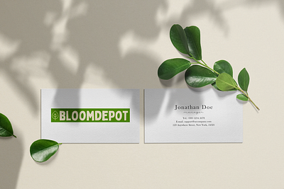 Bloom Depot logo responsive design ui ux web design