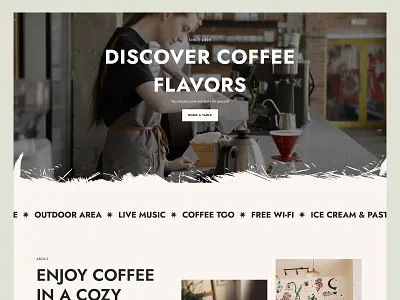 Dina - Cafe Restaurant Site barista business cafe cafe theme coffee menu coffee shop gallery pastry reservation restaurant restaurant menu restaurant theme theme ui ux wordpress