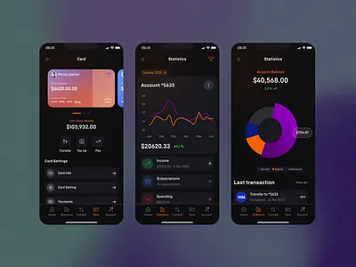 Finance App Dashboard Concept animations animated interactions animated ui animation animation app app interaction lottie modern motion graphics ui animation user interface ux animation web animation
