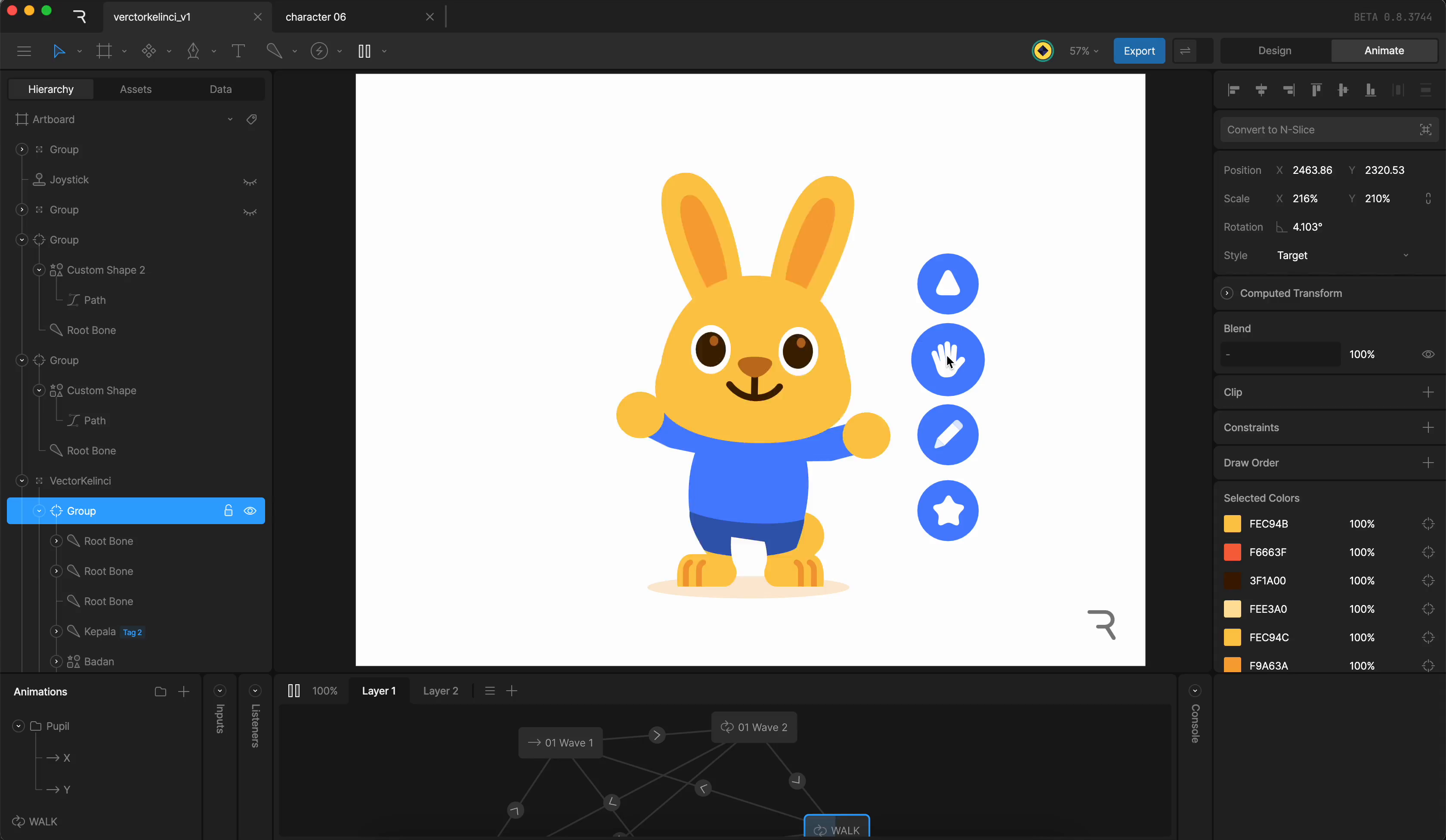 Example of Rive Animation